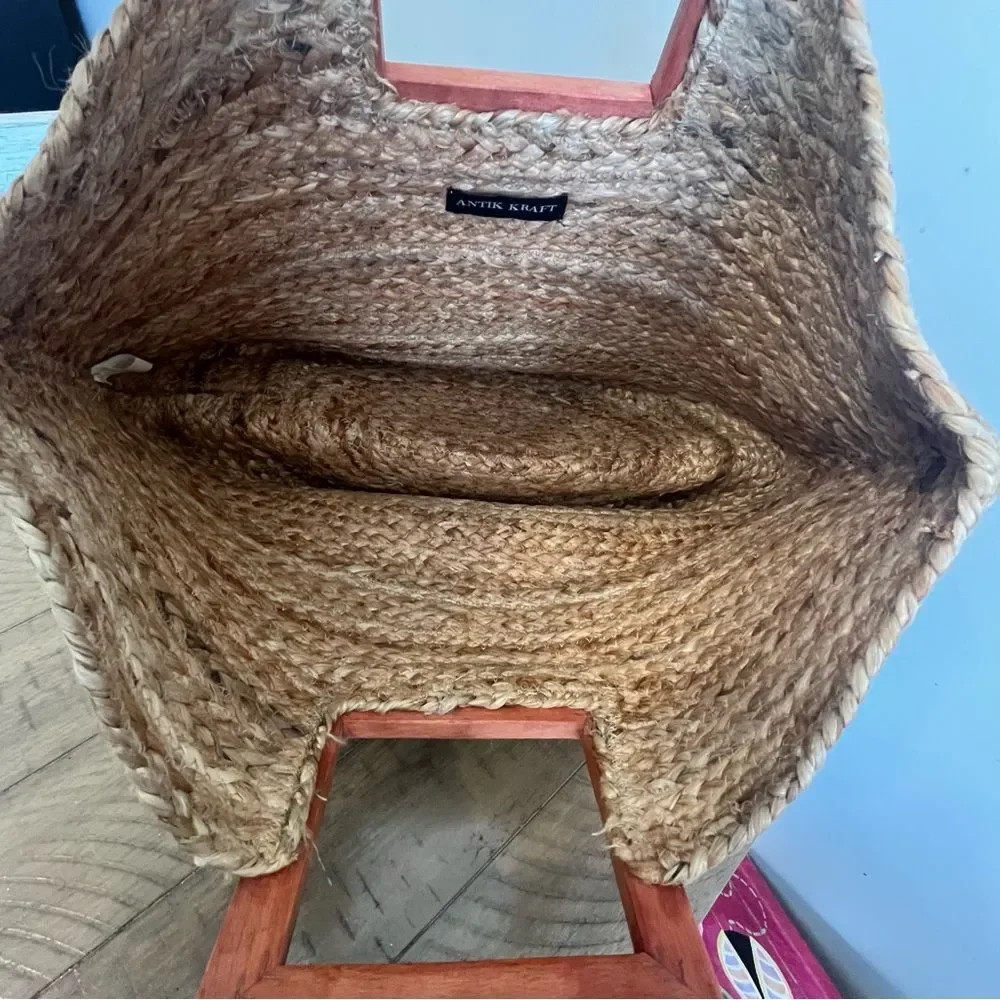 Antik Kraft Tote 100% Jute